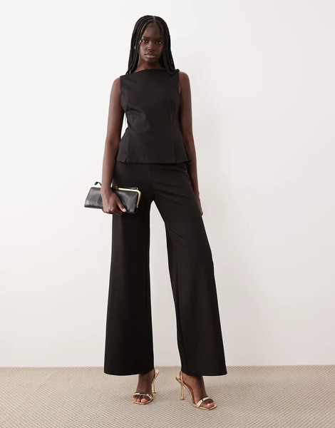  Mango Sleeveless Tailored Jumpsuit In Grey 