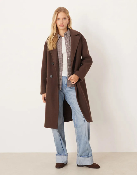  Mango Tailored Jacket In Brown 
