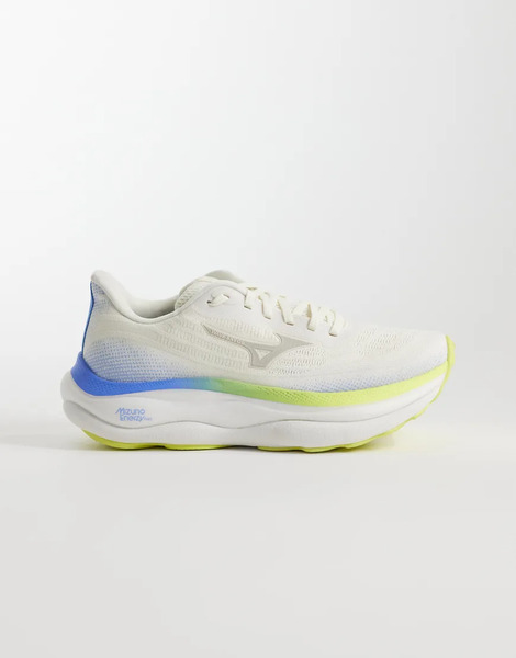  Mizuno Wave Sky 9 Trainers In White And Blue 