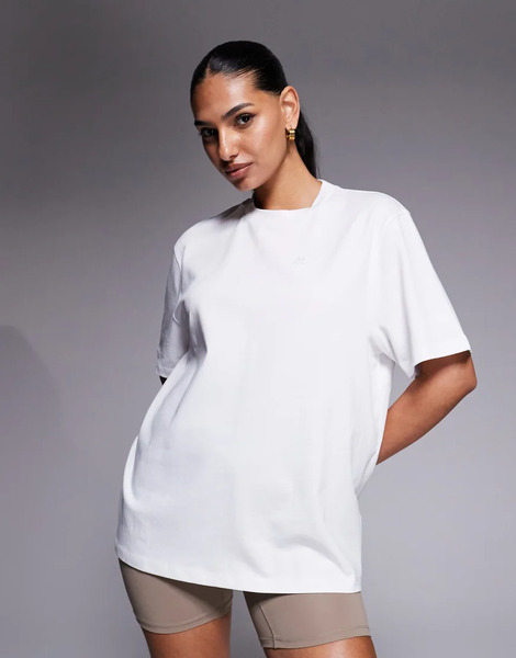  Montirex Form Oversized T Shirt In White 