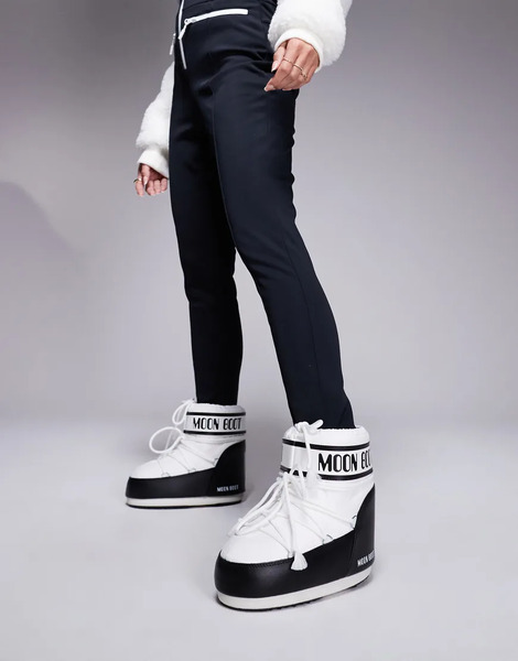  Moonboot Icon Low Nylon In White 
