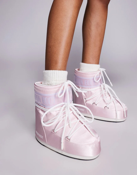  Moonboot Icon Low Pearly In Pink 