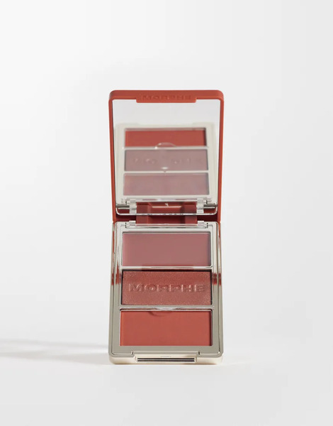  Morphe Cheek Thrills Multi   Finish Face Trio   Private Island Pink 