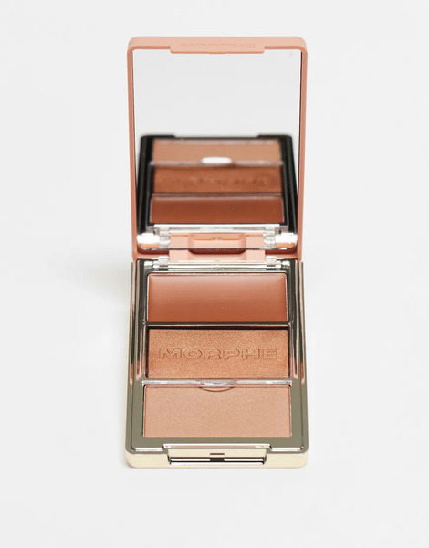  Morphe Cheek Thrills Multi   Finish Face Trio   Sunset Swim Pink 