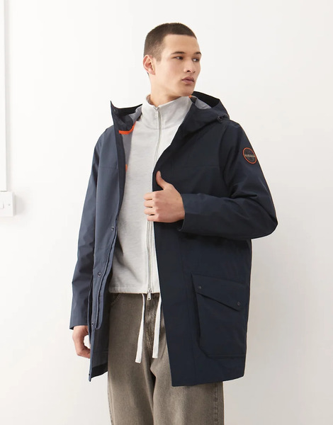  Napapijri Pilloz Shell Jacket In Blue 