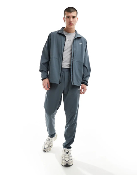  New Balance Ac Tapered Pant 29 In Grey 