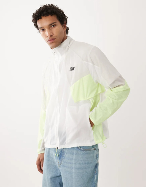  New Balance Jacket In Green 