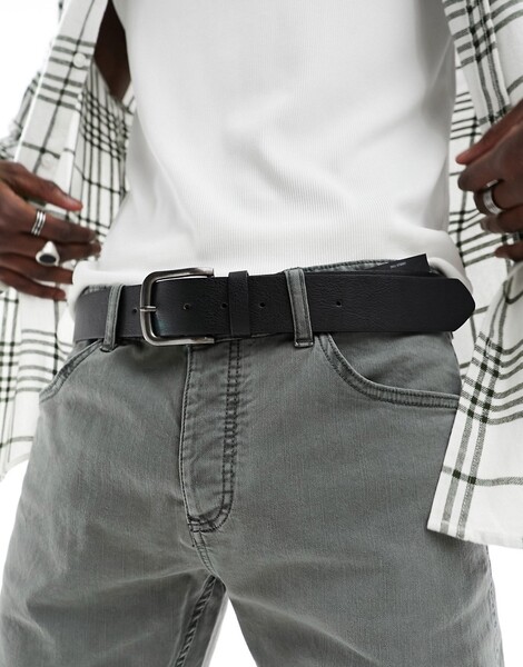  New Look Belt In Black 