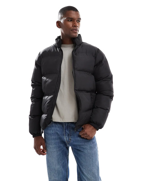 New Look Puffer Jacket In Black 