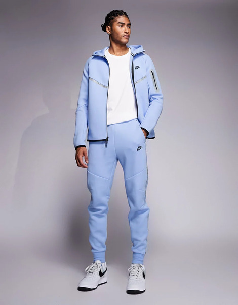  Nike Tech Fleece Reflective Joggers In Light Blue 