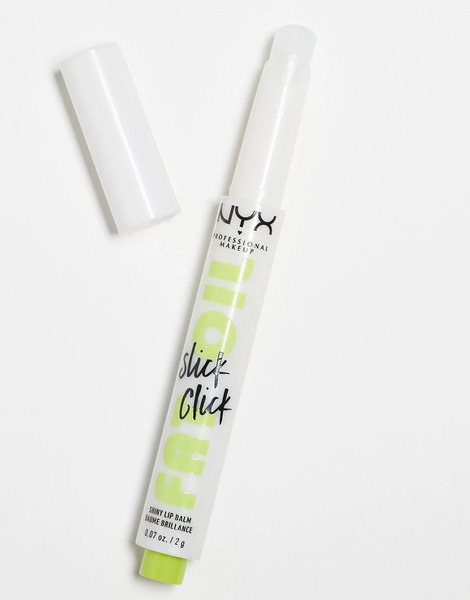  Nyx Professional Makeup Fat Oil Slick Click Lip Balm   Main Character Clear 