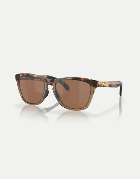  Oakley Frogskins Range Square Polarised Sunglasses In Brown With Brown Mirrored Lens In Brown Tortoise/brown Smoke 