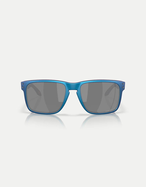  Oakley Holbrook Xl Square Polarised Sunglasses With Black Mirrored Lens In Matte Cyan/blue Colorshift 