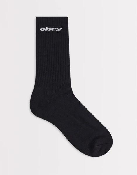  Obey Bold Socks In Black 