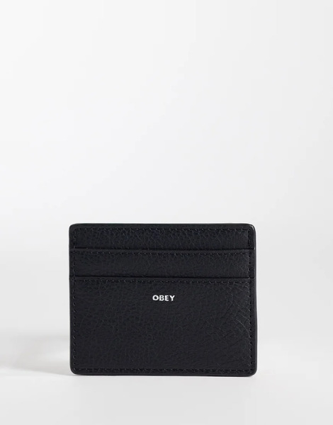  Obey Card Wallet In Black 