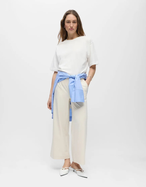  Object Culottes In Sandshell White 