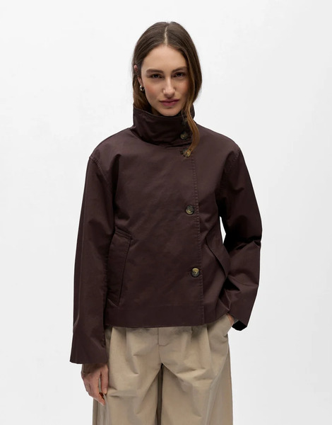  Object Jacket In Morel Brown 