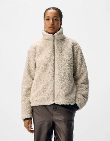  Object Jacket In White Sand 
