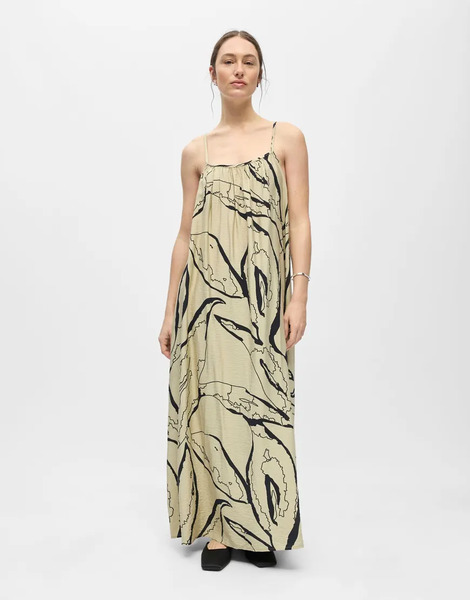  Object Maxi Dress In Eucalyptus Green 