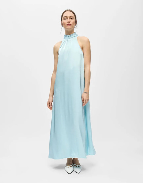  Object Maxi Dress In Winter Sky Blue 