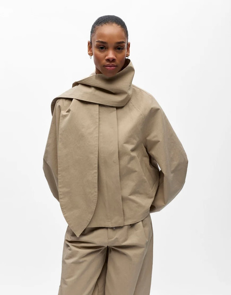  Object Short Jacket In Humus Neutral 