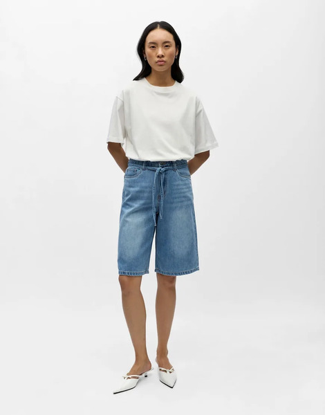  Object Shorts In Light Blue Denim 