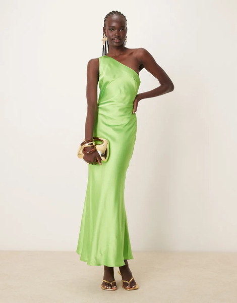  Omnes Uma Dress In Lime Green 