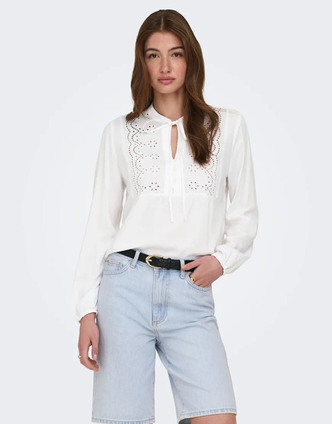  Only Blouse In Bright White 