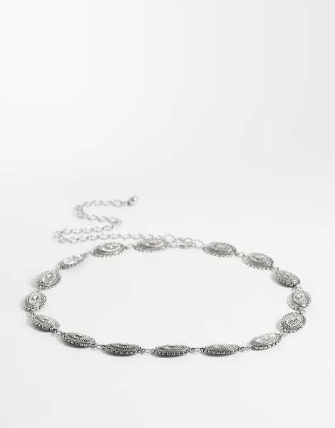 Only Boho Chain Belt In Silver Gold 