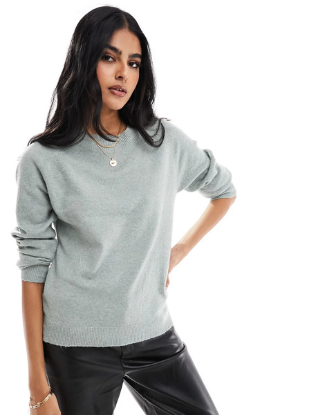 Only Crew Neck Jumper In Grey 