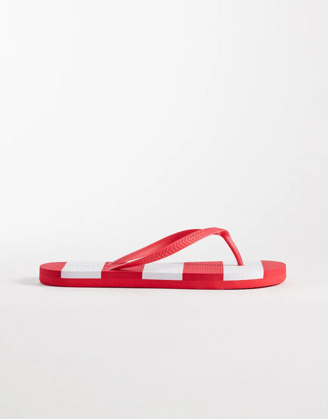  Only Flip Flops In Red Stripe 