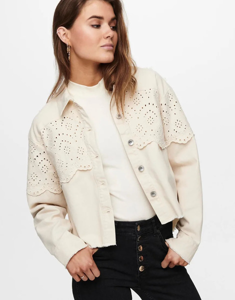  Only Jacket In Moonbeam Grey 