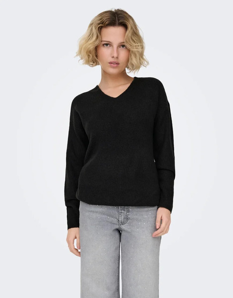  Only Knitted Pullover In Black 1 