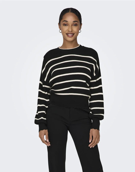  Only Knitted Pullover In Black 