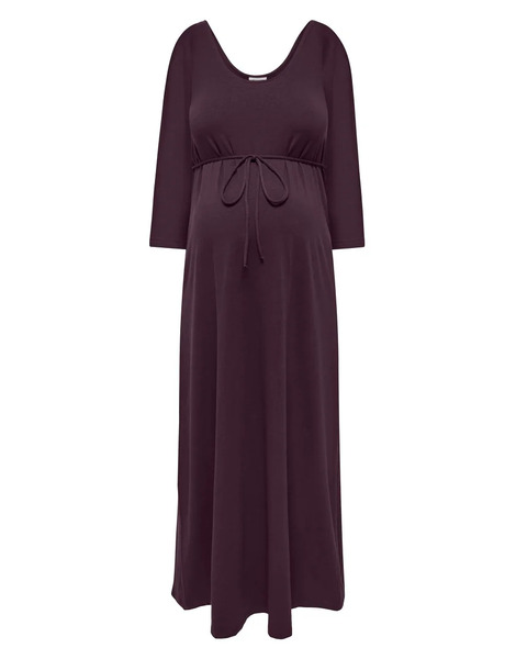  Only Maternity Dress In Winetasting Red 