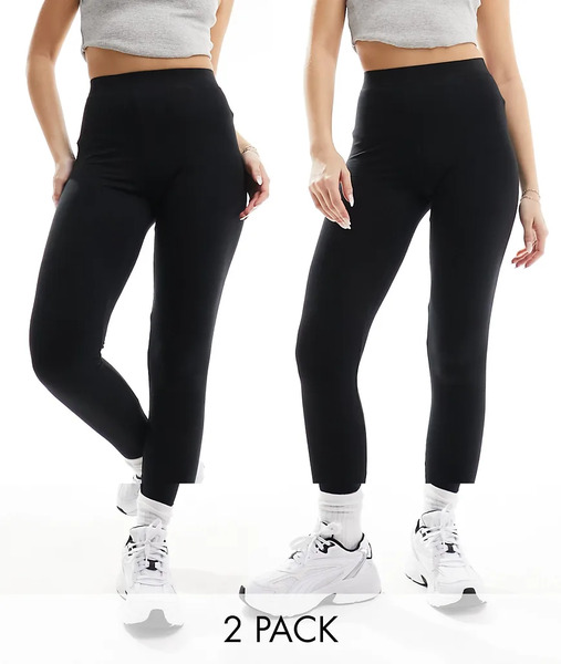  Only 2 Pack Leggings In Black 