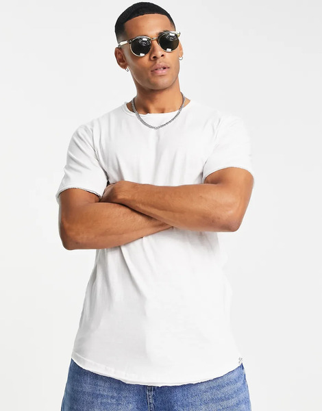  Only & Sons Basic T Shirt In White 
