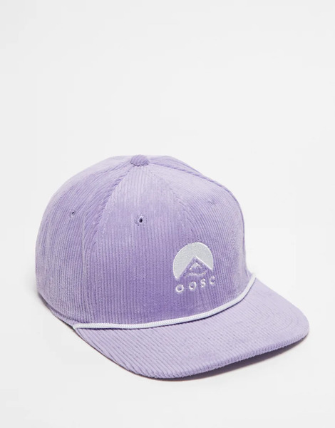  Oosc Corduroy Hat In Lilac Purple 