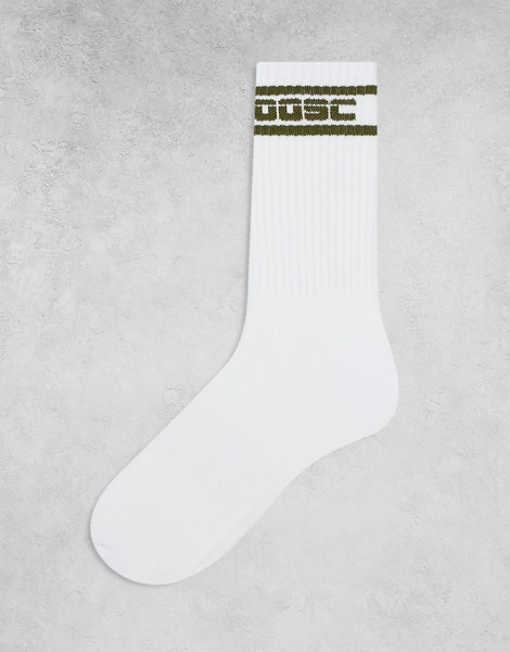  Oosc Oosc Crew Sock In Khaki Green 