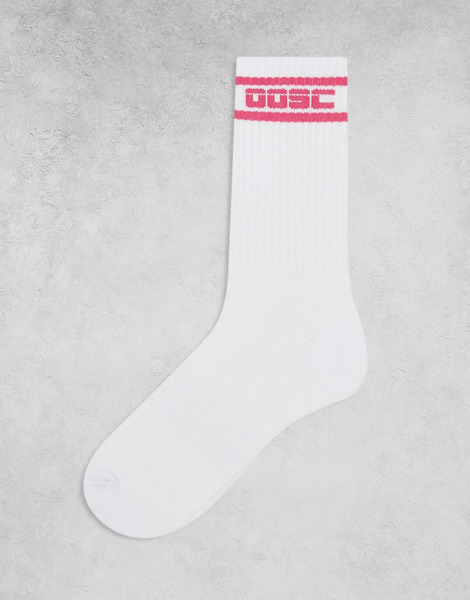  Oosc Oosc Crew Sock In Pink 
