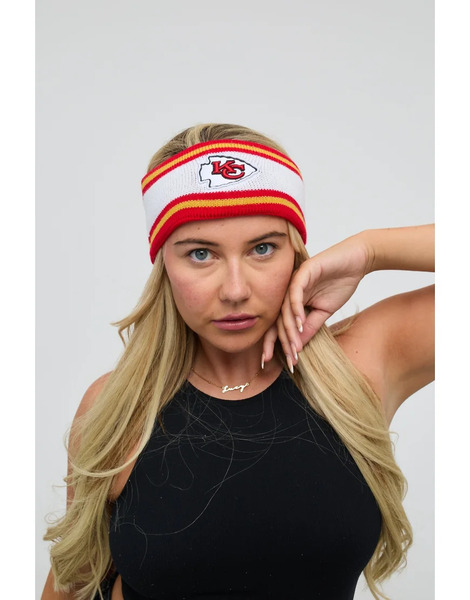 Oosc Kansas City Chiefs   Oosc X Nfl Headband In Multi White 