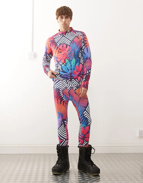  Oosc Men's Baselayer Pant   Big Poppa In Multi 