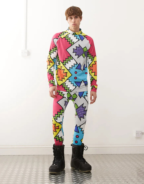  Oosc Men's Baselayer Pant   Day Tripper In Multi 