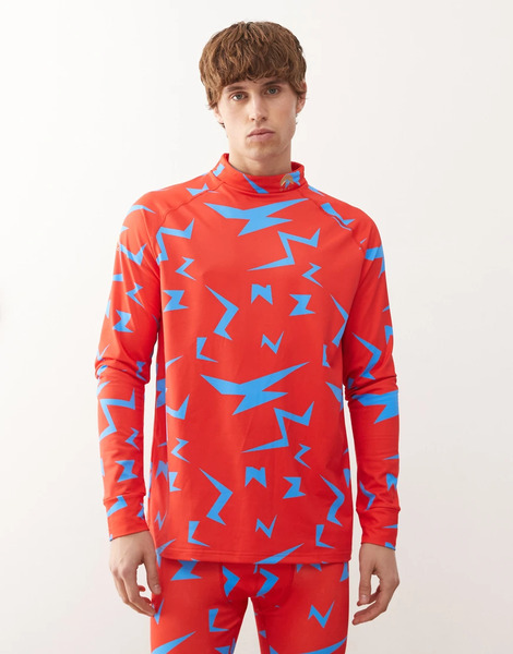  Oosc Men's Baselayer Top   Starman In Red 