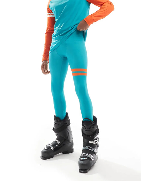  Oosc Miami Dolphins Oosc Nfl Ski Baselayer Pant Men's In Multi Blue 
