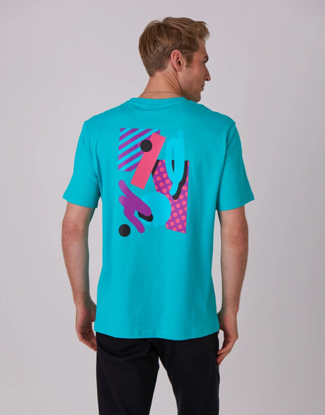  Oosc Penfold T Shirt In Aqua Blue 