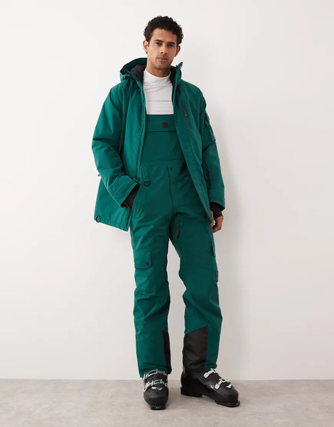  Oosc Yeh Man Bib Pant   Forest Green In Forest Green 