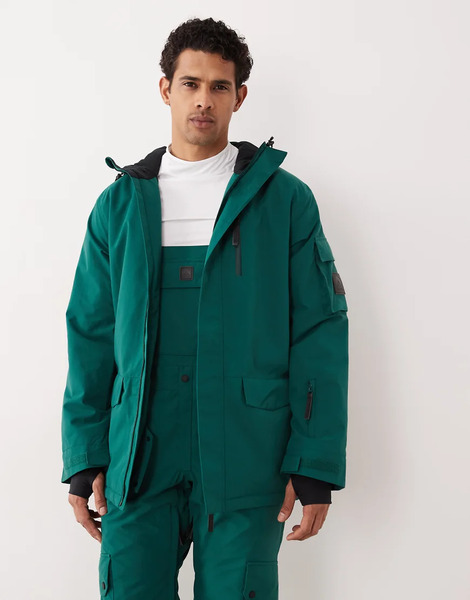  Oosc Yeh Man Jacket Forest Green In Forest Green 
