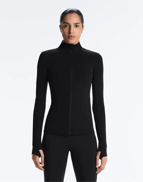  Oysho Light Warm Jacket In Black 