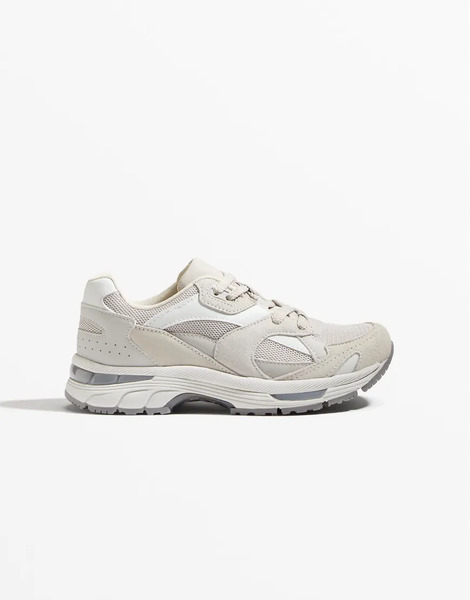  Oysho Running Trainers In Mink Neutral 